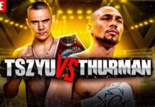 Fantasy Boxing Match Two: Tim Tszyu vs Keith Thurman keith thurman vs tim tszyu